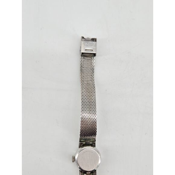 Vtg 10k GF Nivada with Kestenmade 10K White Gold Filled Mesh Band 6.5\